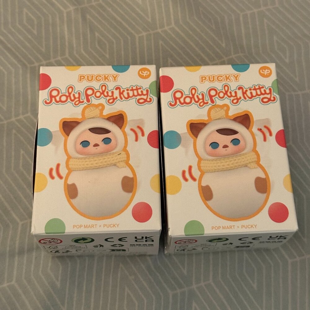 TWO POP MART PUCKY ROLLY POLLY KITTIES CONFIRMED